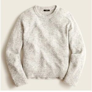 J Crew Wool Alpaca Relaxed Saddle Sleeve Crewneck Sweater Large